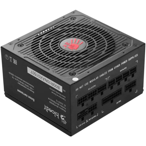 Блок питания BLOODY BD-PS850G (BD-PS850G-M), 850Вт, 120мм, черный, retail