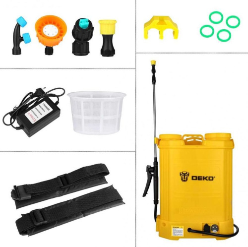 Опрыскиватель Deko DKSP10 желтый (065-0942)