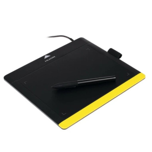 Графический планшет Huion 680TF черный/желтый