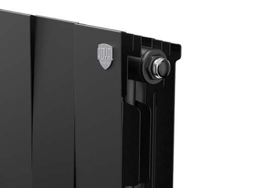 Биметаллический радиатор отопления  Royal Thermo Pianoforte 200 12 Секций Noir Sable