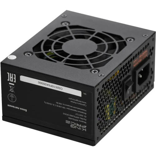 Блок питания KingPrice KPPSU400 (KPPSU400-SFXV3) (20+4pin) PPFC 80mm fan 3xSATA SFX 400W