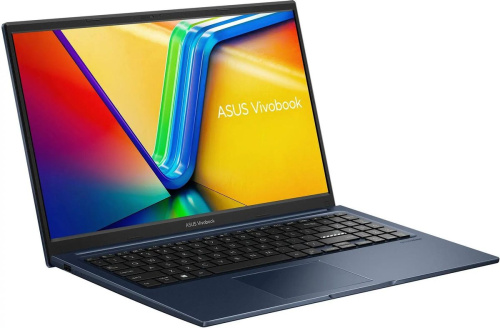 Ноутбук ASUS Vivobook 15 X1504VA-BQ4163 15.6", IPS, Intel Core 7 150U 1.8ГГц, 10-ядерный, 16ГБ DDR4, 512ГБ SSD, Intel Graphics, без операционной системы, синий [90nb13y1-m02h00]