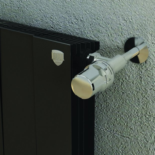 Биметаллический радиатор отопления  Royal Thermo Pianoforte 500 Vd 4 Секции Noir Sable