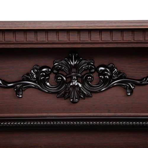 Электрокамин RealFlame Lilian DN орех с очагом Majestic Lux Black