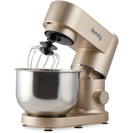Миксер планетарный Domfy DSC-KM301 золотистый