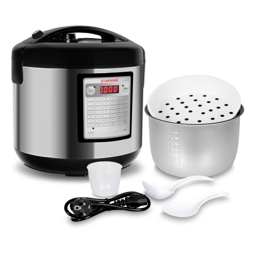 Мультиварка Starwind SMC4201 серебристый/черный