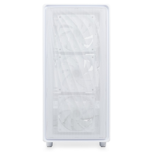 Корпус HSPD M510 (M510-TGWH-ARGB), без БП, Mesh Mid Tower, White, TG, 0.5 SPCC, 4x120mm ARGB ATX, mITX 180/280/160mm 1x2.5", 7xPCI 2xUSB-A 3.0