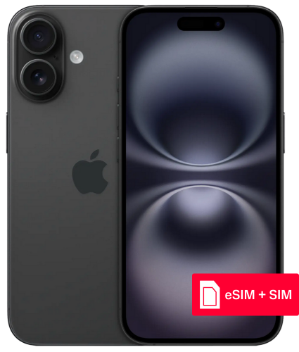 Смартфон Apple Iphone 16 Plus 512Gb Esim + Sim Black