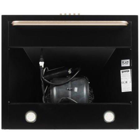 Вытяжка каминная Gorenje WHC63CLB черный/золотистый