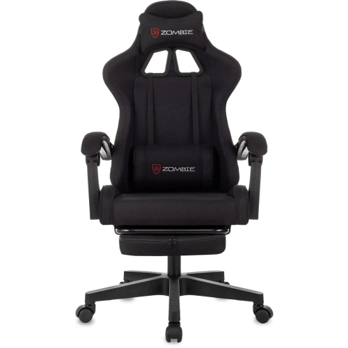 Кресло игровое ZOMBIE Shadow B на колесиках, ткань, черный