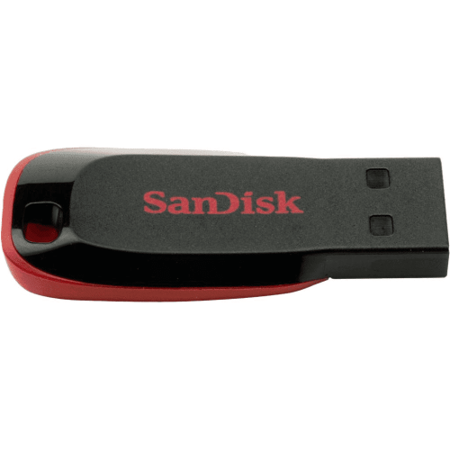 USB-флешка Sandisk 128Gb Cruzer Blade SDCZ50-128G-B35 USB2.0 черный/красный