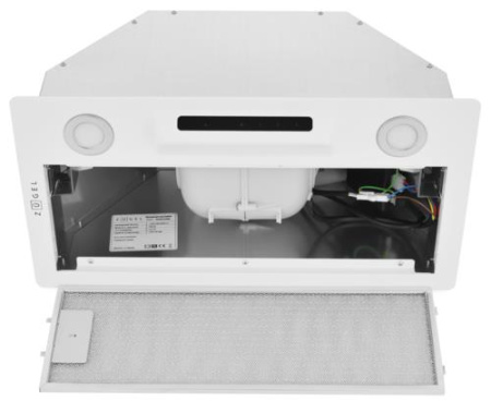 Вытяжка полновстраиваемая ZUGEL ZHI523W белый