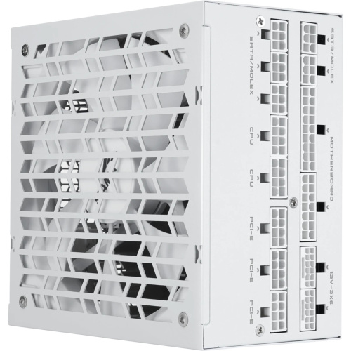 Блоки питания SAMA P1000 White (P1000-WHPFF001-EU) (XPH1000-AP), 1000W 80+ Platinum (ATX, 3.1, PCIe 5.0, Full modular, 1x24(20+4)pin mesh 6