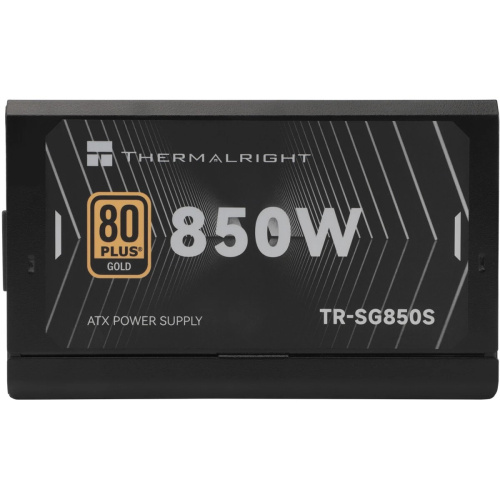 Блок питания Thermalright TR-SG850S 850W 80+ Gold (ATX, 3.1, PCIe 5.1, Non-modular, 1x24(20+4)pin, 1xCPU 8(4+4)pin, 2xPCIe*2 8(6+2)pin)