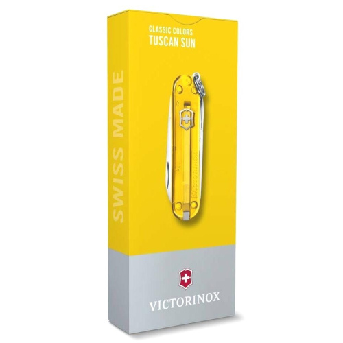 Нож перочинный Victorinox Classic Tuscan Sun (0.6223.T81G) 58мм 7функц. карт.коробка