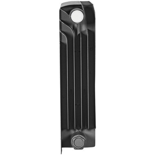 Биметаллический радиатор отопления Stout Titan Ventil 350 4 секции графит RAL 7024