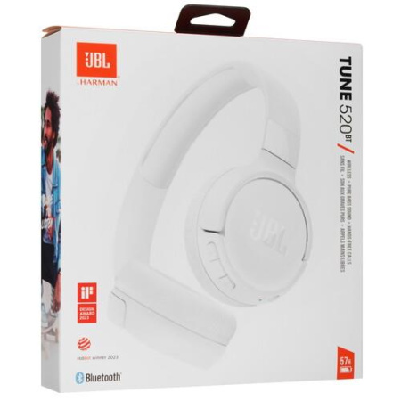 Беспроводные наушники JBL Tune 520BT белый