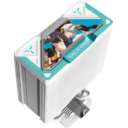 Кулер Valkyrie SL125 Valkyrie White (HW SL125 Valkyrie) / 6HPx6mm, 230W TDP, 2x120mm ARGB fans, 800-1850RPM, 80CFM, 29dBA