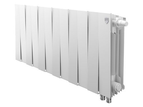 Биметаллический радиатор отопления  Royal Thermo Pianoforte 300 12 Секций Bianco Traffico Vdr