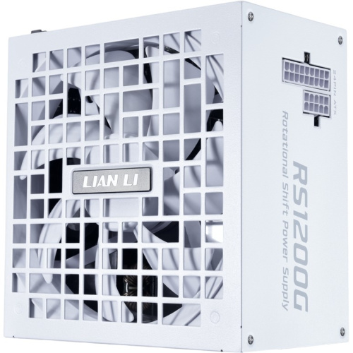 Блок питания Lian Li RS1200G (G9P.RS1200G.WH00.RU) / White / ATX 3.1, 1200W, 80 Plus Gold, PCIe 5.1, APFC, USB HUB, 135mm FDB Fan, Fully Modular