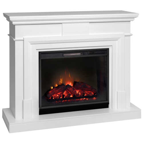 Электрокамин RealFlame Marco 25,5/26 WT белый с очагом Sparta 25,5 LED