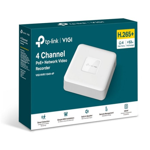 Видеорегистратор TP-LINK VIGI NVR1104H-4P