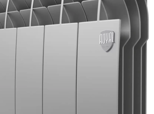 Биметаллический радиатор отопления  Royal Thermo Biliner 500 Vr 6 Секций Silver Satin